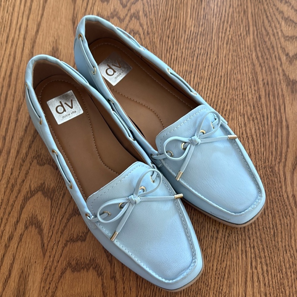 Dolce Vita Modern loafers in blue, size 9.  New without box.